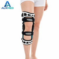 Attelle de genou articulée réglable Auxmed OEM pour l'arthrose, soutien orthopédique post-chirurgical, unisexe