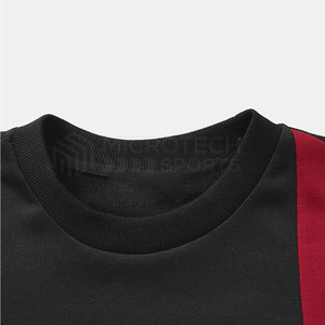 Meilleure qualité hommes sweat-shirt décontracté lâche conception unie motifs d'impression solides hiver doublé tissu grande taille fait Pakistan adultes - Product Image 4