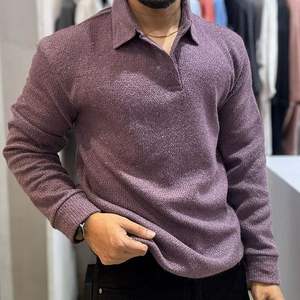 เสื้อโปโลผ้าซาตินแขนยาวแขนยาวแบบเต็มตัวระบายอากาศได้ดี - Product Image 6