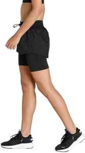 Women's High Waist Custom Workout Shorts Plus Size Breathable Sports Casual Shorts Bows Buttons Rivets Flowers Wholesale - Product Image 6