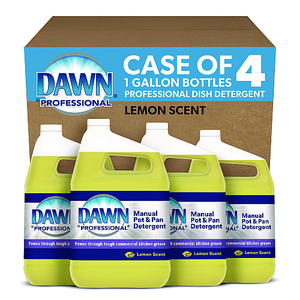 สบู่ล้างจานแบบน้ำ Dawn Pro Manual Pot & Pan กลิ่นเลมอน ขนาด 1 แกลลอน 4 ขวด (PGC57444CT) - Product Image 6