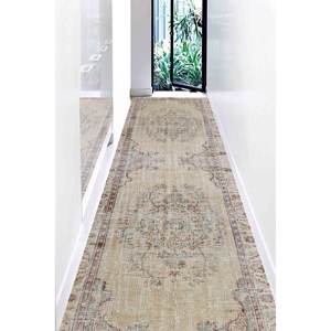 Alfombra Turca Marrón: Diseño Boho, Alfombra Antideslizante, Alfombra Delgada No Tejida - Product Image 4
