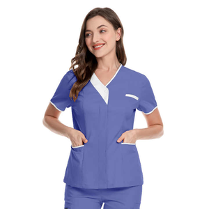 Soins infirmiers médicaux Jogger Scrubs Uniformes Ensembles Femme Top Scrub Costume Tissu Tissé Uniformes D'hôpital - Product Image 3