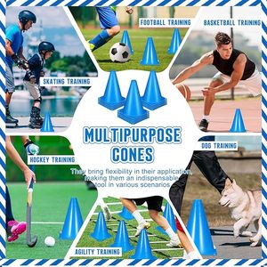 Cônes d'entraînement sportifs en PVC souple, écologiques, durables et de haute qualité pour le football et le soccer (vente en gros) - Product Image 4