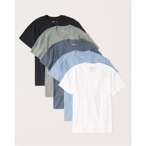 Ensemble combo de t-shirts de couleur accentuée T-shirts pour hommes à la mode 100% coton T-shirt OEM ODM personnalisé de qualité supérieure en vente - Product Image 6