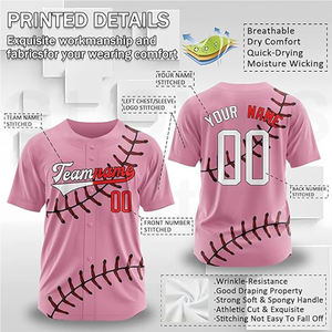 Ropa deportiva de pieza versátil y guantes de moda casual Jersey de béisbol de ciudad Jersey de calle todos los días Jersey perfecto para estilos urbanos - Product Image 3