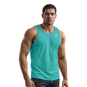 Camiseta sin Mangas Personalizada para Hombre 2025, Directo de Fábrica, 100% Algodón, Tejido de Punto, Informal, Transpirable, Ecológica, de Secado Rápido para Gimnasio - Product Image 4