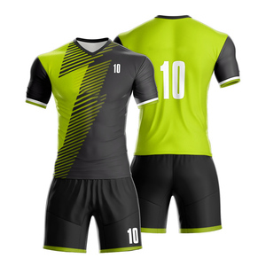Uniformes de fútbol transpirables recién llegados con logotipo personalizado al por mayor, diseño OEM hecho en fábrica para uniformes de fútbol - Product Image 2