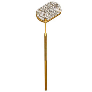 Premium Stainless Steel Single-Sided Cosmetic Eyelash Extension <b>Mirror</b> Personalized Wall Mounted Gold-Plated Salon Tool Lash - Product Image 5