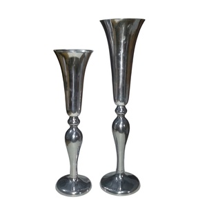 Florero de Metal para decoración, florero de aluminio dorado de alta calidad para decoración de suelo y mesa de boda de lujo - Product Image 3