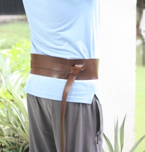 Conjunto de combinación de dos piezas con cinturón de fiesta informal para mujer de cuero genuino 100% de Anwar Enterprises - Product Image 3