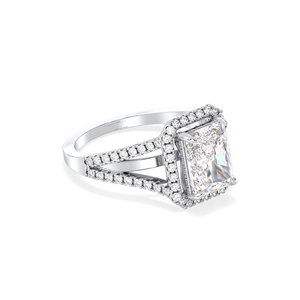 REYES personalizable 14K 18K 22K oro blanco 3,4 quilates laboratorio crecido diamante anillo de compromiso para mujeres regalo de boda joyería fina - Product Image 3