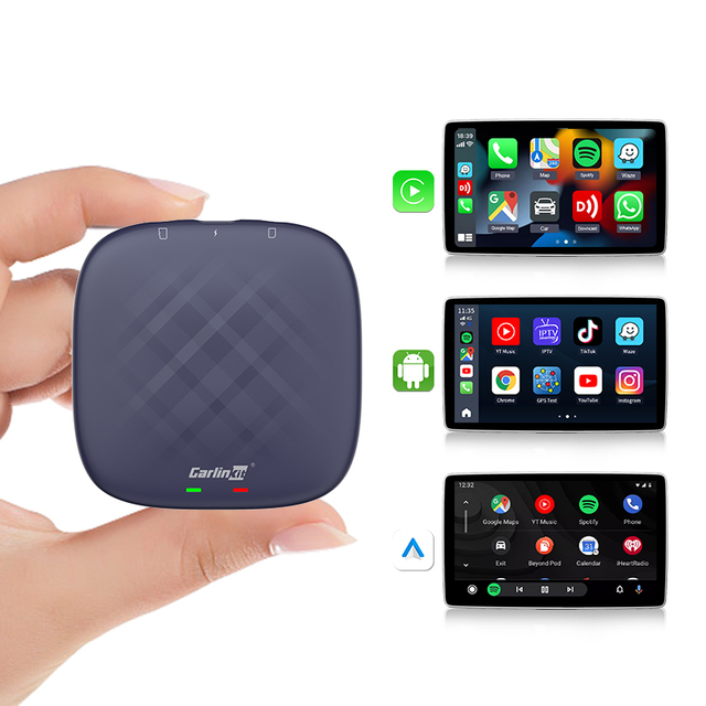 Carlinkit 4+64GB Carplay Ai Box Wireless Car Play Adapter Car Play Multimedia Smart TV Ai Box for Carplay youtube netflix