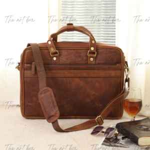 Funda para Portátil de Cuero Genuino Personalizada con Logotipo, de 12/13/14/15/15.6 Pulgadas, Duradera, Ligera, Portátil, Impermeable, Estilo Coreano Simple - Product Image 3