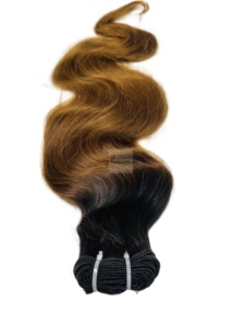 ผมต่อแบบมนุษย์ทำจากผ้าบริสุทธิ์ผมธรรมชาติเกรดสูง - Product Image 2