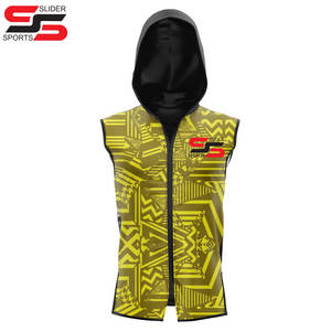 Youth and adult <b>sizes</b> training wear sleeveless hoodies - Product Image 6