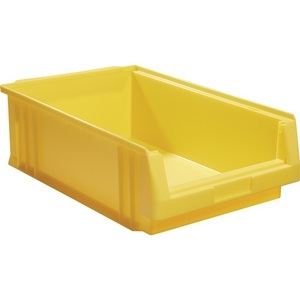 Yellow PP <b>Plastic</b> Storage Bin L500x315xH150mm LA-KA-PE Brand - Product Image 1