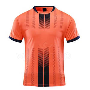 Camiseta de Fútbol de Sublimación de Tela Suave de Último Diseño, 100% Poliéster, Secado Rápido, Ligera, Transpirable, Unisex - Product Image 1