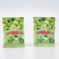 Apple Clear Bags with Blueberry Color Strawberry Sour and Sour OEM Box Candy Unit Piece Packaging Sugar Decoration Type