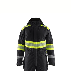 Uniforme de Trabajo de Primavera/Otoño, Ropa de Protección Laboral, Resistente al Fuego, Transpirable, de Poliéster, Alta Visibilidad, Unisex - Product Image 6