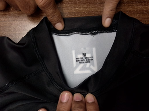 Top vente unisexe polyester/nylon Rash Guard chemises et hauts Logo personnalisé sublimation graphique imprimé Rash Guards sur les meilleurs prix - Product Image 5