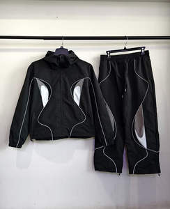 Chaqueta Cortavientos Ligera de Nailon Personalizada de Alta Gama para Hombre, Conjuntos Deportivos de Invierno de Talla Grande, Transpirables, de Secado Rápido, Colores y Logotipo Personalizados - Product Image 6