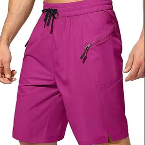 Pantalones Cortos Casuales de Playa para Hombre, Tejido Oxford Ecológico, Secado Rápido, Antiarrugas, Logotipo Bordado, Estampado Digital, Estilo Board, Corte Medio - Product Image 1