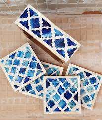 Sous-verre à thé en os incrusté, fait main en Inde, de haute qualité, poli, pour la décoration de table de cuisine, promotionnel - Product Image 2