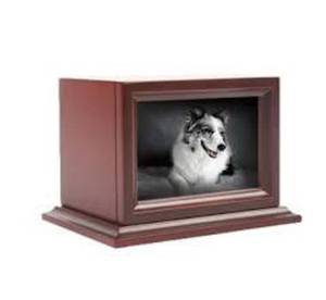 Urnes funéraires en bois de style américain moderne faites à la main urnes funéraires en gros pour les cendres de chat et de chien pour la commémoration des animaux de compagnie - Product Image 3