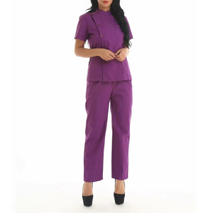 Stylish Comfortable Custom Size Scrub Uniform <b>Set</b> for Women Nurses New Design Printed Spandex Tops and Pants <b>Doctor</b> Style - Product Image 6