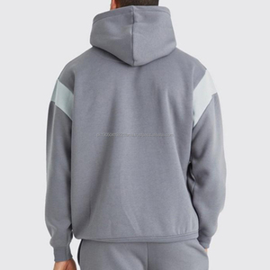 Precio al por mayor, nuevo diseño, chándales de invierno a la moda para hombre, de talla grande, hechos a medida, lisos, 100% algodón, de gran gramaje. - Product Image 6