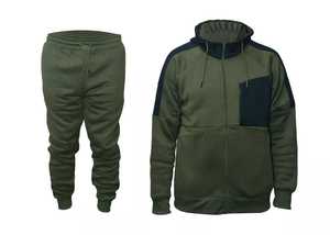 Ensemble de survêtements complets pour hommes Gym Zip Up Hoodie Joggers Casual Top Bottoms Hoody - Product Image 4