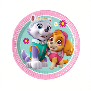 Piatti per feste Paw Patrol Skye 19,5 cm 6 pezzi usa e getta per la festa di compleanno dei bambini - Product Image 2