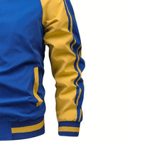 Blouson d'hiver pour homme de haute qualité, coupe bomber, avec fermeture éclair, coupe-vent, imperméable, 100 % polyester, col rond, personnalisable, style urbain