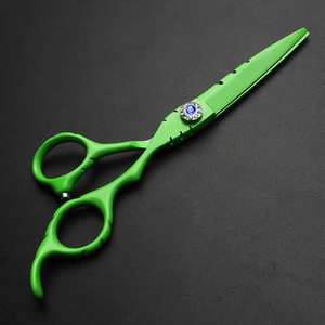 Ciseaux de coupe de cheveux de salon 440C à poignée professionnelle Ciseaux amincissants de coiffure parfaits pour le coiffeur et la maison (ensemble de ciseaux) - Product Image 3