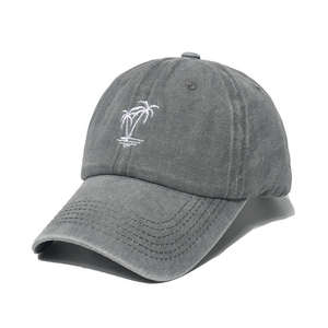 Vente en gros Chapeau de baseball unisexe 6 panneaux délavé à l'acide Chapeau de sport de mode en plein air en polyester/coton Chapeaux de sport Gorras - Product Image 1