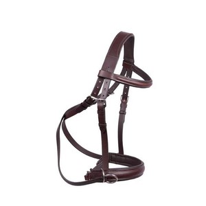 Brida de caballo de cuero ajustable 2025 de alta calidad, venta al por mayor, brida de caballo de cuero genuino a la venta, brida de caballo hecha en fábrica - Product Image 5