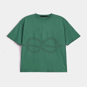 T-shirt oversize personnalisé pour hommes de grande taille t-shirt à coupe ample avec logo imprimé grands et grands t-shirts pour streetwear décontracté - Product Image 1