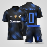 Kit d'uniformes de football sublimés en vente de gros maillot de sport vierge maillot de football personnalisé survêtement de football fabriqué au Viet Nam