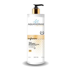 Aquathermae Gel Capilar con Keratina y Aceite de Argán 250ml, Crema Profesional Anti-Frizz y Alisante, Tratamiento Nutritivo y Reparador para Cabello Seco - Product Image 3