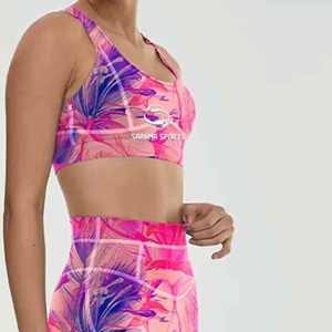 Conjunto Deportivo de Yoga de 2 Piezas para Mujer, Diseño Nuevo, Ropa Deportiva de Compresión para Gimnasio, Venta al Por Mayor - Product Image 2