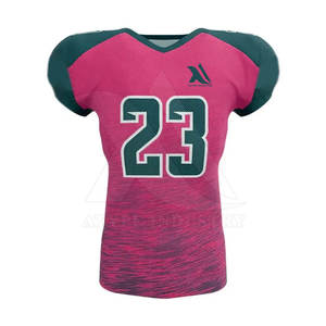 Uniforme de football américain sur mesure à séchage rapide vêtements de sport uniforme de football américain de couleur unie - Product Image 2