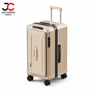 <span class=keywords><strong>Valise</strong></span> rigide à ouverture latérale, grande capacité, 20 pouces, roulettes pivotantes, légère, étanche, avec serrure, unisexe - Product Image 5