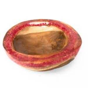 Nuevo tazón de servir de resina de diseño hecho a mano, pieza única para restaurantes planos y cenas de hoteles - Product Image 3