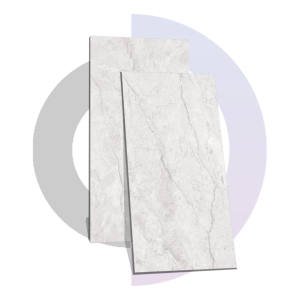 GRAVEL WHITE Carreaux en porcelaine polie 9mm 600x1200MM / 24X48 Carreaux en briques réfractaires de qualité supérieure au design moderne et classique certifiés CE - Product Image 1