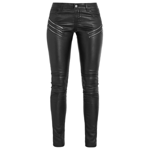 Pantalones de Cuero para Mujer, Estilo Moderno, Superventas, Talla Adulto, Corte Recto, Pantalones de Cuero a la Venta, Pantalones de Cuero Modernos para Mujer - Product Image 1