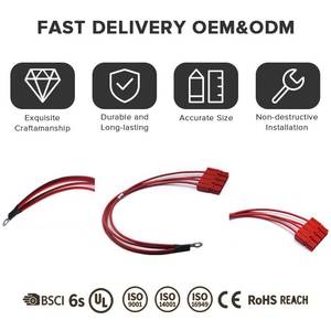 Автоматизированный заказной медный кабельный жгут с разъемами Molex Micro-Fit для компьютеров, IP20-IP68, 12В-600В, нейлоновая изоляция - Product Image 4