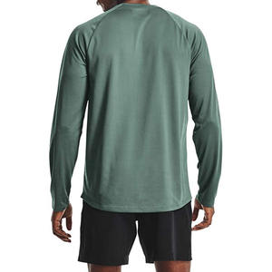 Fabricación personalizada para hombre Casual bambú algodón Spandex camiseta tela Slim Fit manga larga Camiseta para hombres - Product Image 2