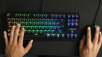 Clavier de Jeu Mécanique Filaire Original CHERRY G80-3000N RGB TKL Noir, Format Tenkeyless avec Switchs MX et Rétroéclairage RGB