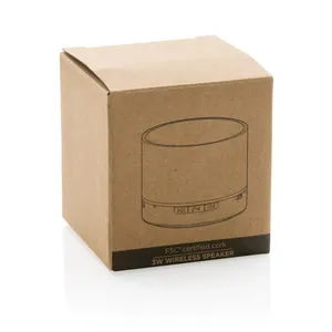 Haut-parleur sans fil 3W Cork, gadgets promotionnels durables avec port USB - Product Image 3